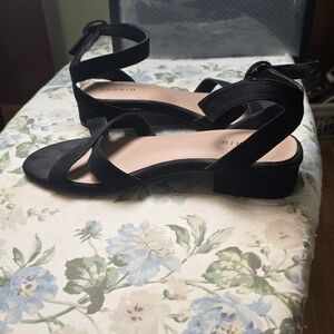 Torrid Black Strappy Sandals
